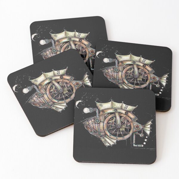 Item preview, Steampunk fish 3 designed and sold by Jenny Wood.