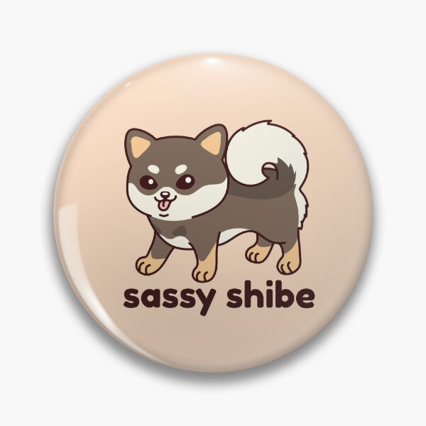 Item preview, Sassy Shibe - Shiba Inu - Sesame designed and sold by NoreenDesigns.