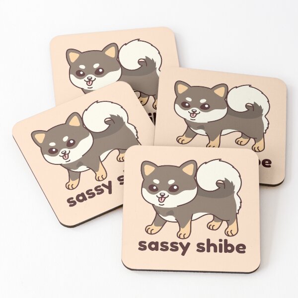 Artikelvorschau, Sassy Shibe - Shiba Inu - Sesam entworfen und verkauft von NoreenDesigns.