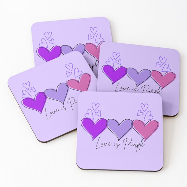 Item preview, Purple Hearts, Purple Hearts, Love is Purple designed and sold by nisscreations.