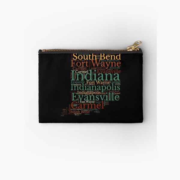 Item preview, Indiana Map and Cities designed and sold by labatchino10.