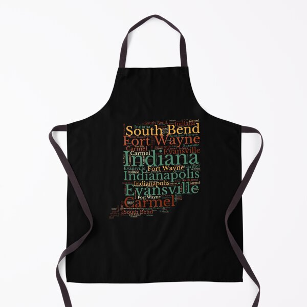 Item preview, Indiana Map and Cities designed and sold by labatchino10.