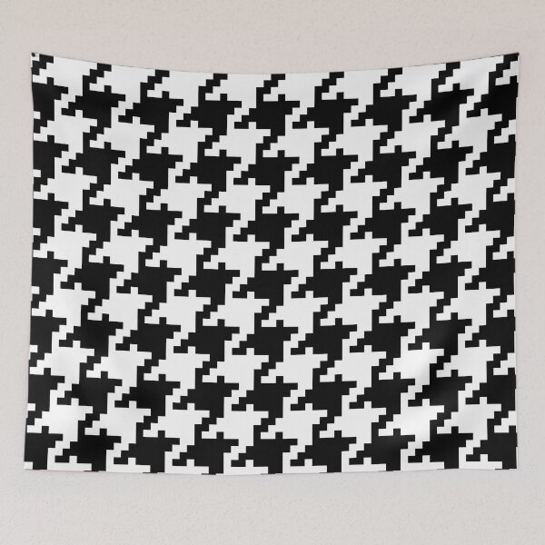 Item preview, Black and White Houndstooth Pattern - Houndstoothpattern - Houndstooth designed and sold by Hic21.