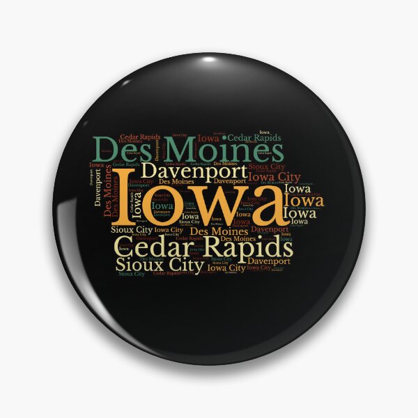 Item preview, Iowa Map and Cities  designed and sold by labatchino10.