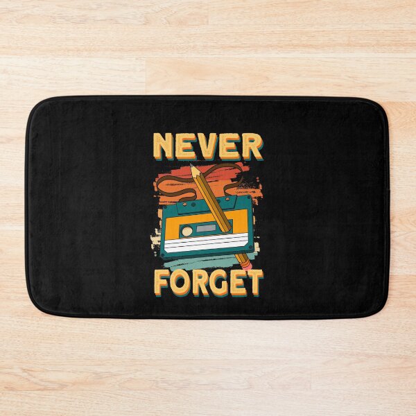 Item preview, Retro Cassette Tape Never forget 80s 90s designed and sold by Ibu83.