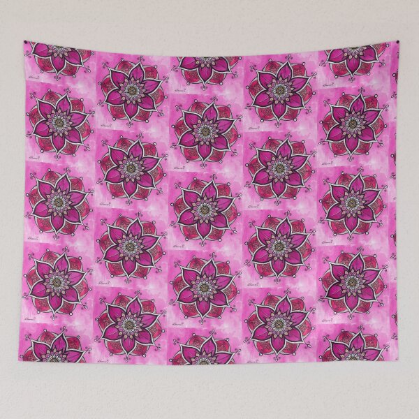 Item preview, Pink mandala original painting designed and sold by DhanaART.