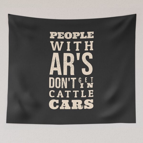 Item preview, People With Ars Dont Get In Cattle Cars designed and sold by zeg-shop.