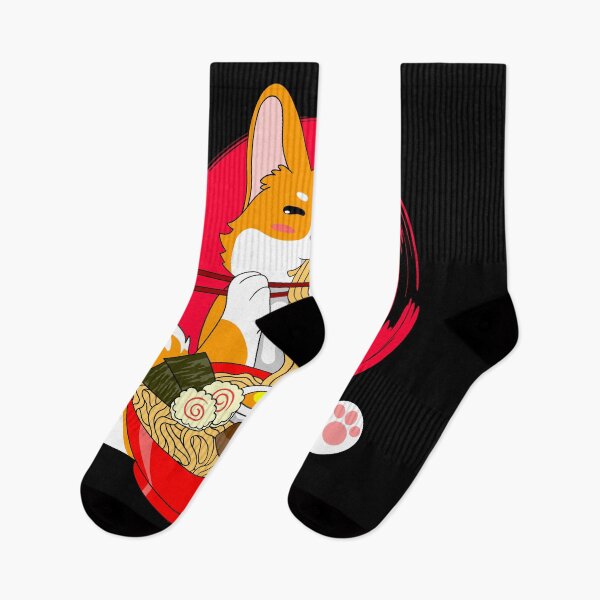 Item preview, Kawaii Anime Japanese Noodles Corgi Dog designed and sold by Ibu83.