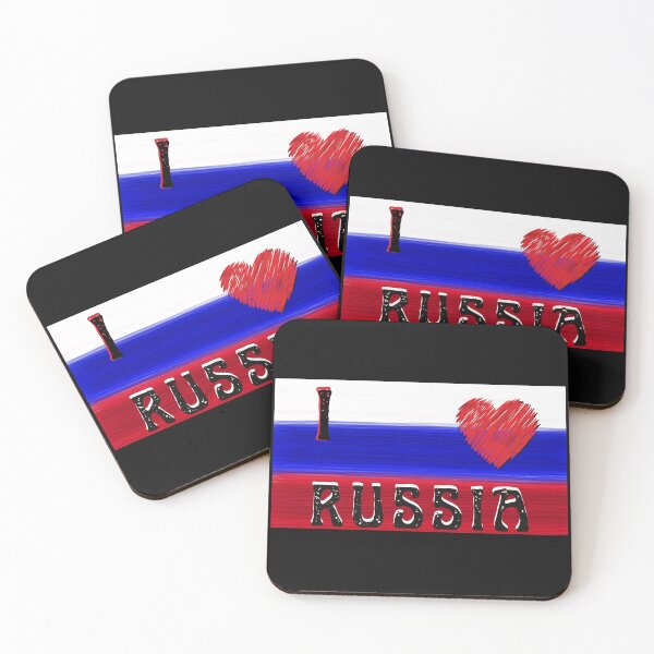 Item preview, I LOVE RUSSIA Russian Flag Patriotic Pro Russia  designed and sold by LGbubble.