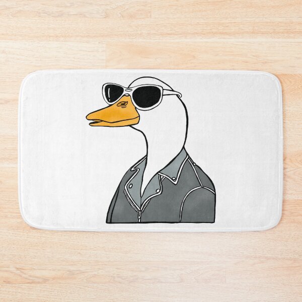 Item preview, Cool duck duck with sunglasses sunglasses duck vintage motorbike  designed and sold by Tropical Blood.