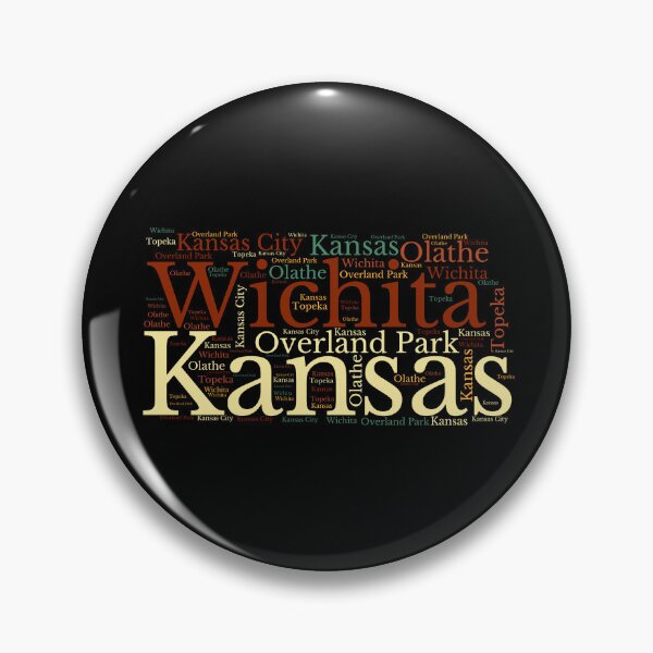 Artikelvorschau, Kansas Karte und Städte entworfen und verkauft von labatchino10.