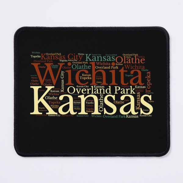 Item preview, Kansas Map and Cities designed and sold by labatchino10.