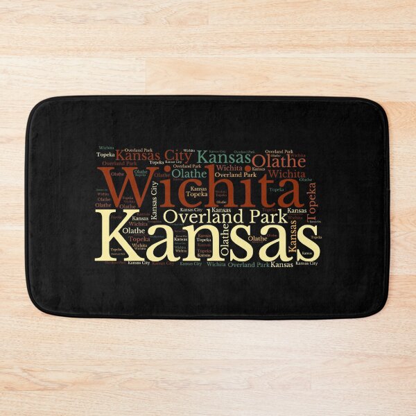 Item preview, Kansas Map and Cities designed and sold by labatchino10.