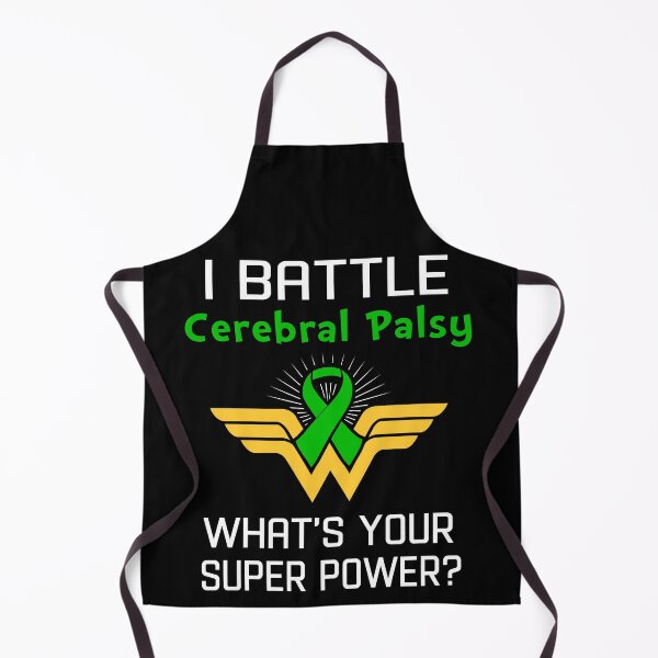 Item preview, I Battle Cerebral Palsy What's Your Super Power Support Cerebral Palsy Warrior Gifts designed and sold by Sabfit.
