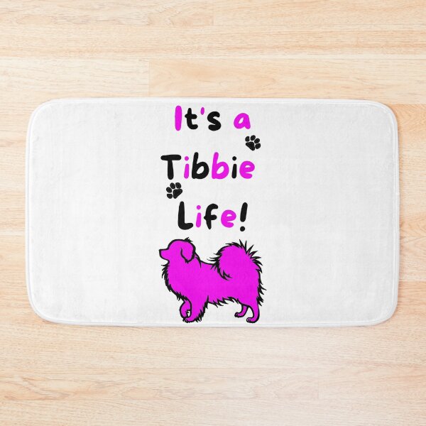 Item preview, Fun It's a Tibbie Life! Tibetan Spaniel Design - Pink designed and sold by Monica C. Webster.