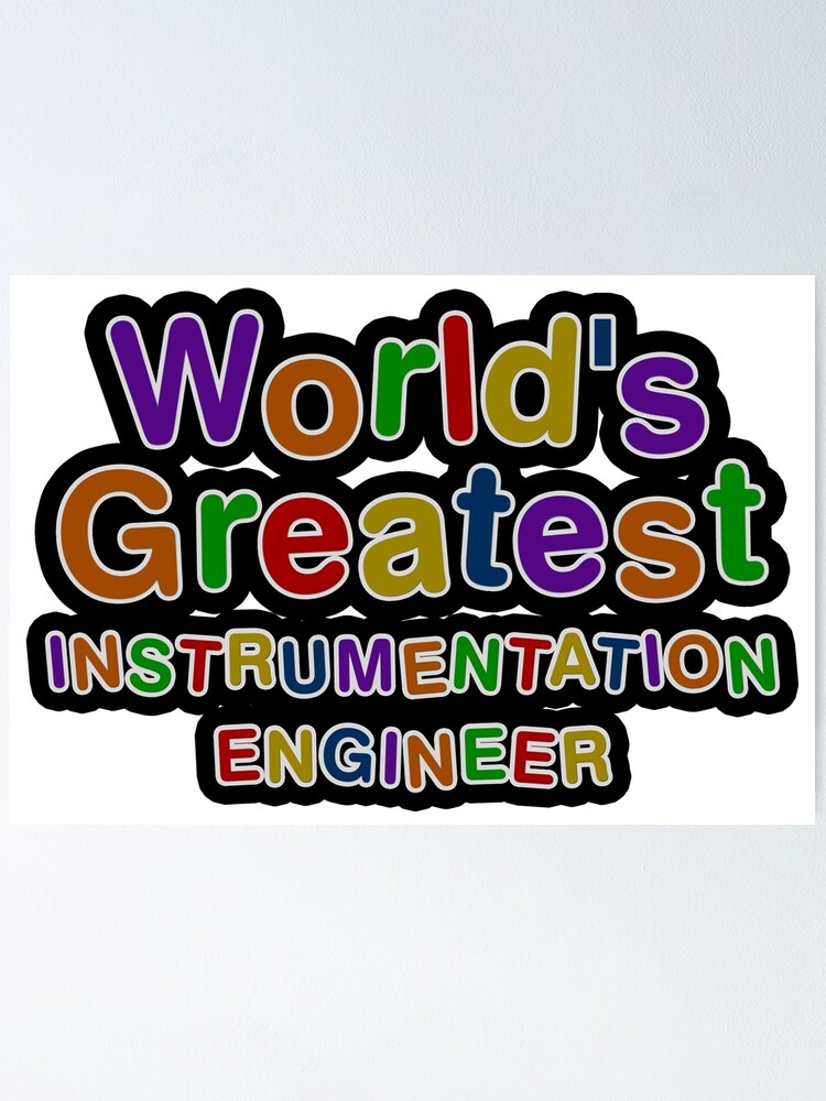 Imagen 1 de 3, Póster con la obra World's Greatest INSTRUMENTATION ENGINEER, diseñada y vendida por AmyHNJ.