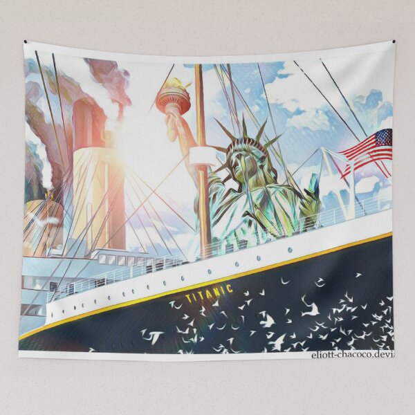 Item preview, Alternate Universe | Titanic painting designed and sold by Eliott Sontot.