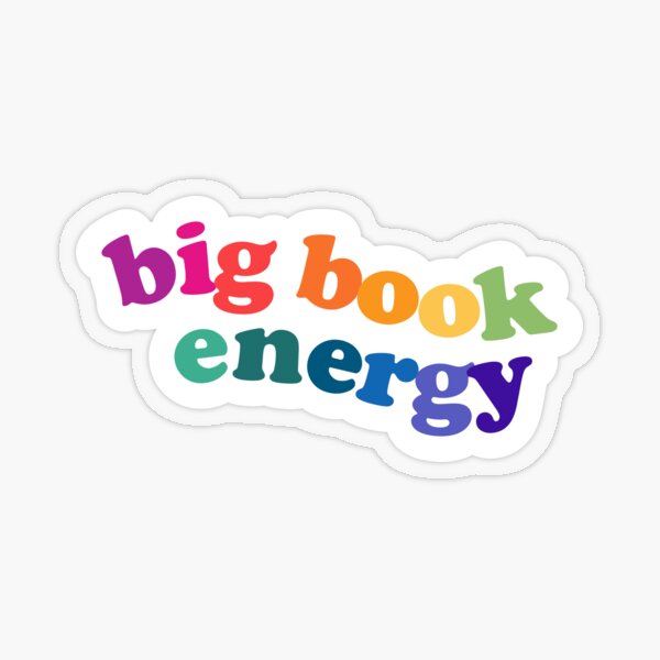 Item preview, big book energy designed and sold by indiebookster.