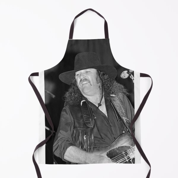 Item preview, Hughie Thomasson - The Outlaws - BW Photograph designed and sold by ConcertImages.