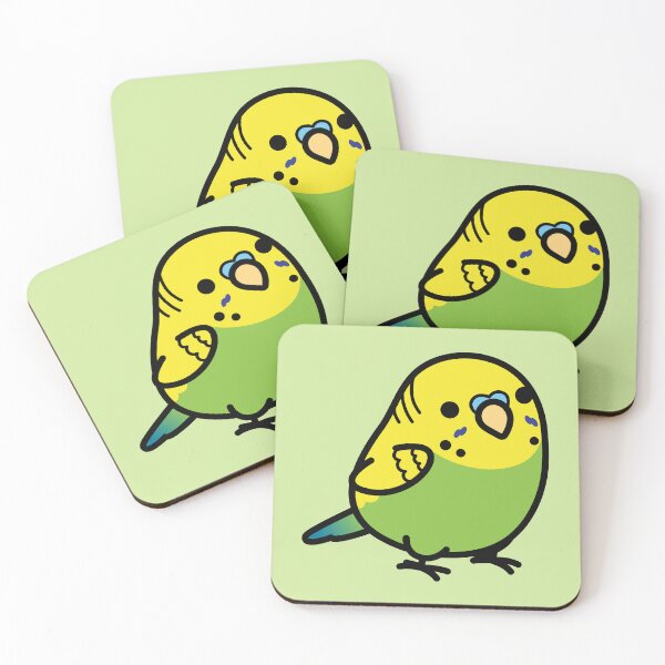 Item preview, Chubby Green Budgie Male designed and sold by birdhism.