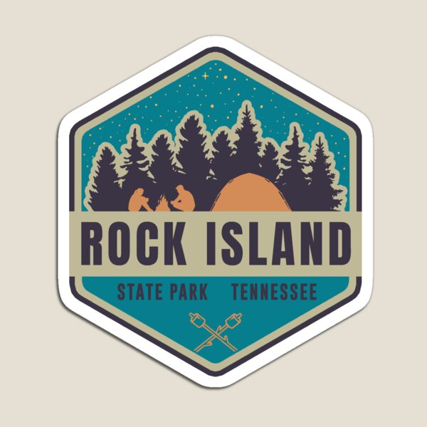 Item preview, Rock Island State Park Hexagon Logo designed and sold by VanyaKar.