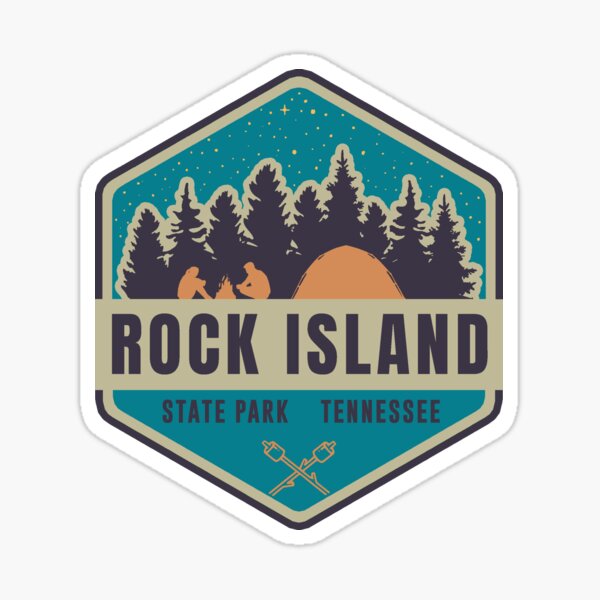 Item preview, Rock Island State Park Hexagon Logo designed and sold by VanyaKar.