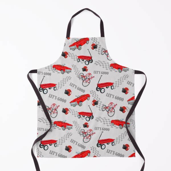 Item preview, Red Vintage vehicle pattern designed and sold by CheekyColours.
