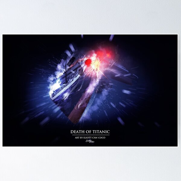 Item preview, Death of Titanic | Titanic painting designed and sold by Eliott Sontot.