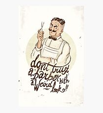 The Barber Photographic Print