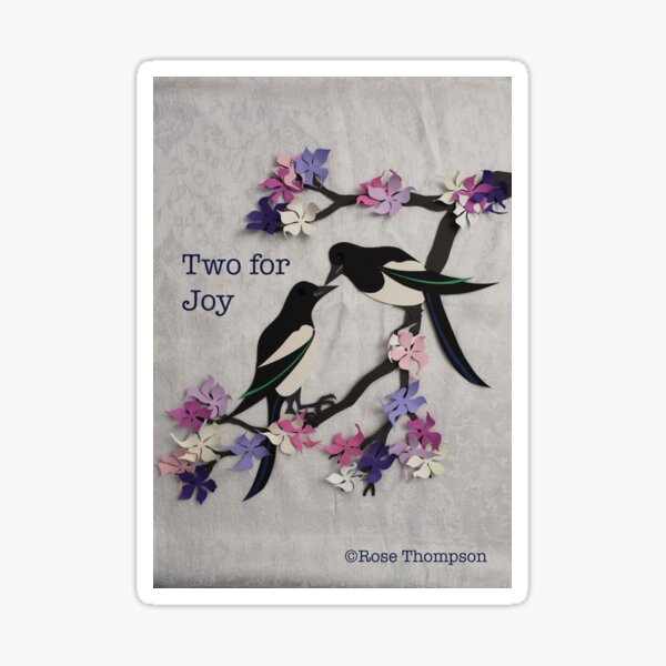 Two for Joy Sticker