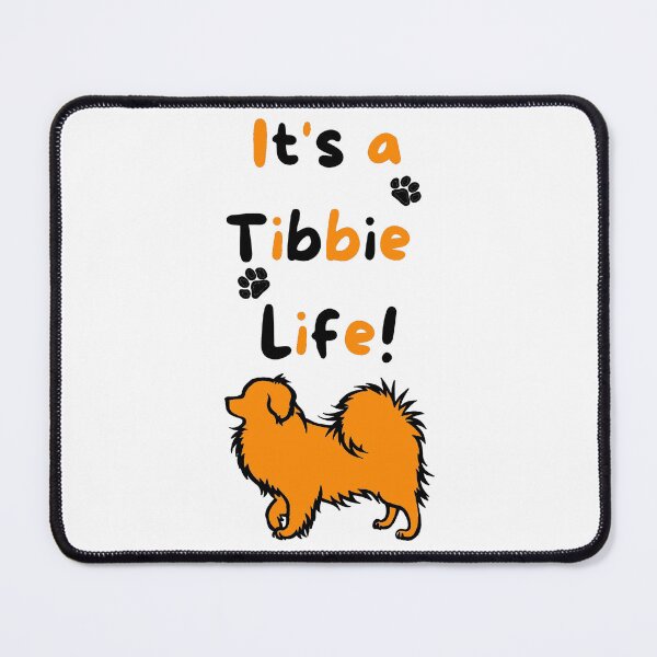 Item preview, Fun It's a Tibbie Life! Tibetan Spaniel Design - Orange designed and sold by Monica C. Webster.