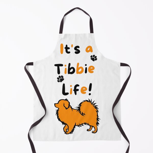 Item preview, Fun It's a Tibbie Life! Tibetan Spaniel Design - Orange designed and sold by Monica C. Webster.
