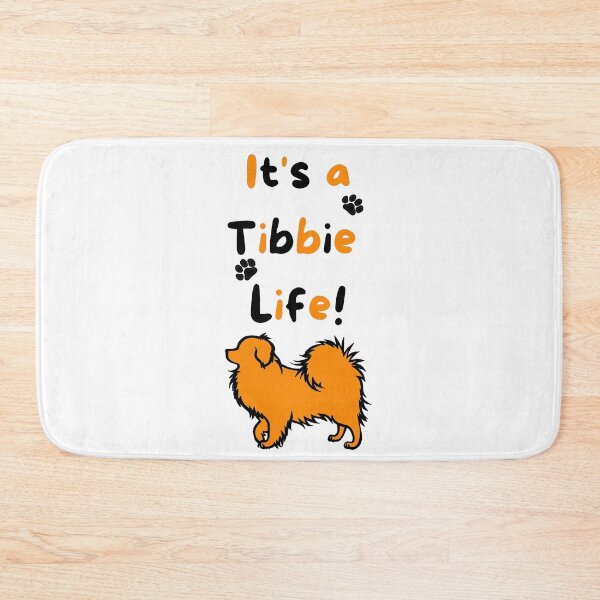 Item preview, Fun It's a Tibbie Life! Tibetan Spaniel Design - Orange designed and sold by Monica C. Webster.