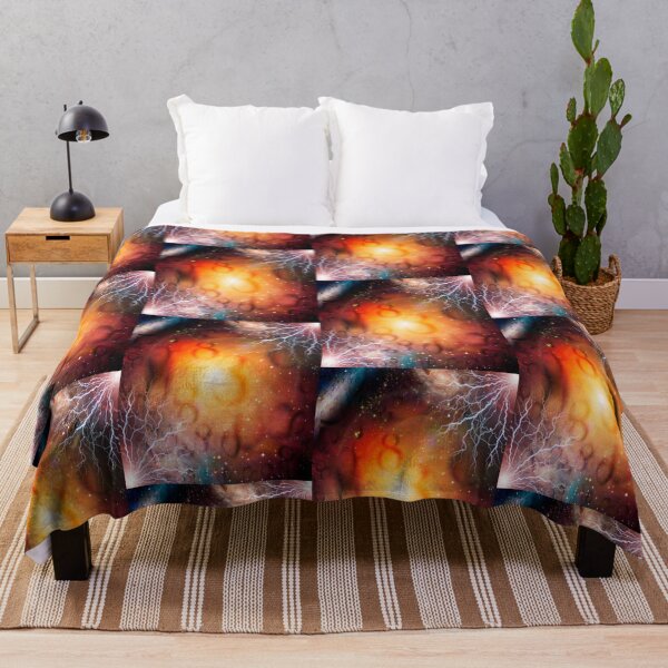 Item preview, Colorful Vector Design Graphic for lightning Saturn, Mars, Jupiter, Universe, Space, fire works on black background92 designed and sold by AnadAA.