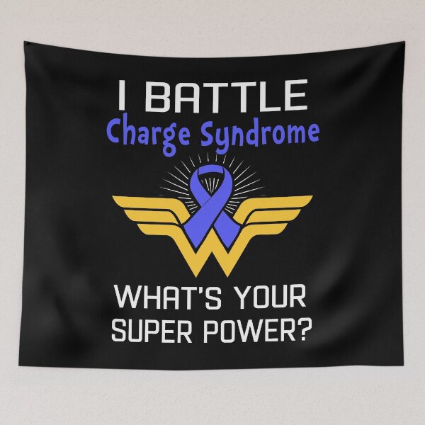 Item preview, I Battle Charge Syndrome What's Your Super Power Support Charge Syndrome Warrior Gifts  designed and sold by Sabfit.