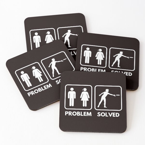 Item preview,  Frisbee Problem Solved, Disc Golf, Funny Ultimate Frisbee designed and sold by Aerial Addicts.