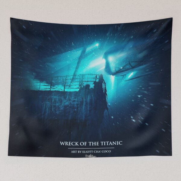 Item preview, Wreck of the Titanic | Titanic painting designed and sold by Eliott Sontot.