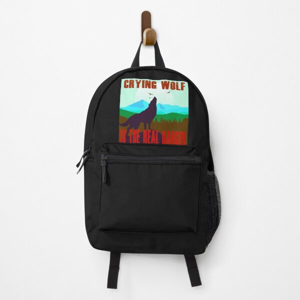 Item preview, Crying Wolf is the Real Danger - Retro Colors 1 designed and sold by Art-by-Geoff.