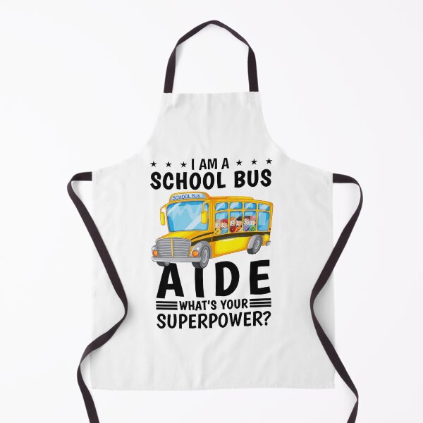 Aperçu de l'œuvre Retour à l'école, je suis un aide d'autobus scolaire Quelle est votre superpuissance créée et vendue par ZimbomDesigner.