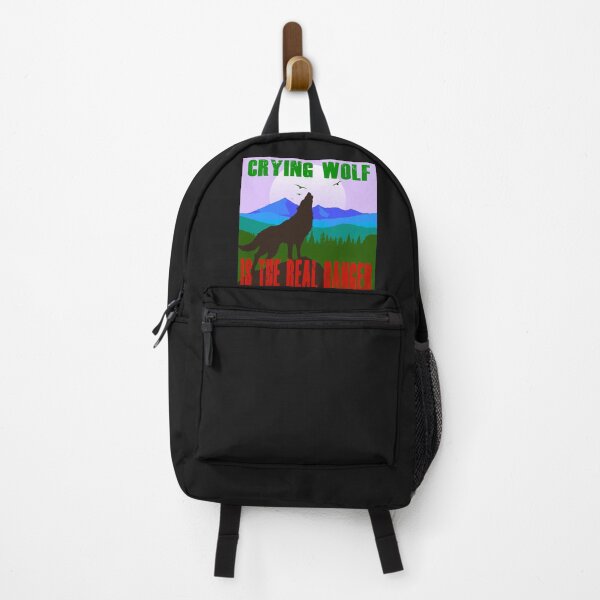 Item preview, Crying Wolf is the Real Danger - Retro Colors 2 designed and sold by Art-by-Geoff.