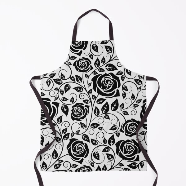 Item preview, pattern of black roses, designed and sold by LuFilu.