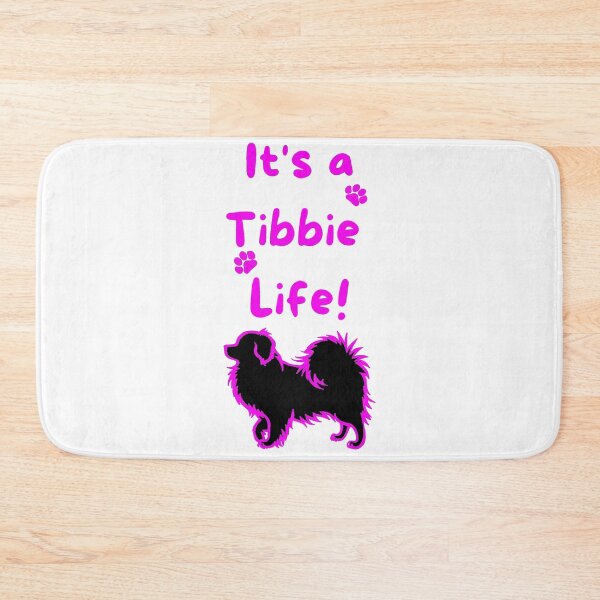Item preview, Fun It's a Tibbie Life! Tibetan Spaniel Design - Full Pink designed and sold by Monica C. Webster.