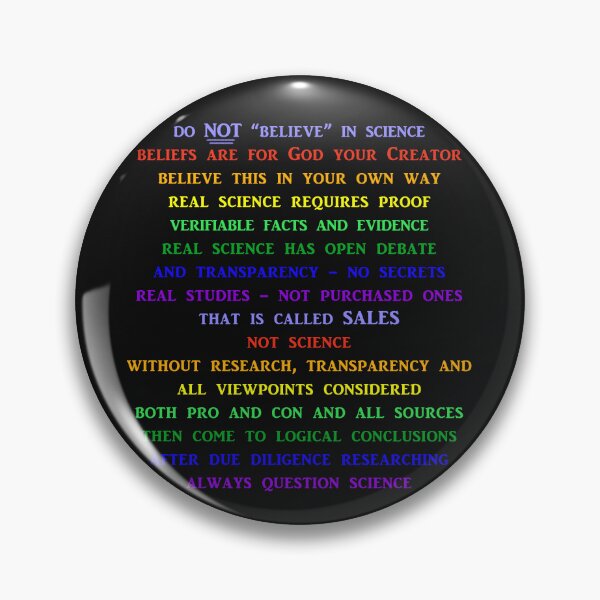 Item preview, Do Not Just Believe In Science designed and sold by Siela.