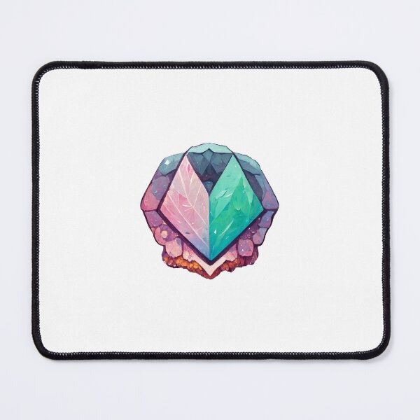 Item preview, Heart-Shaped Gemstone Illustration designed and sold by kualio.