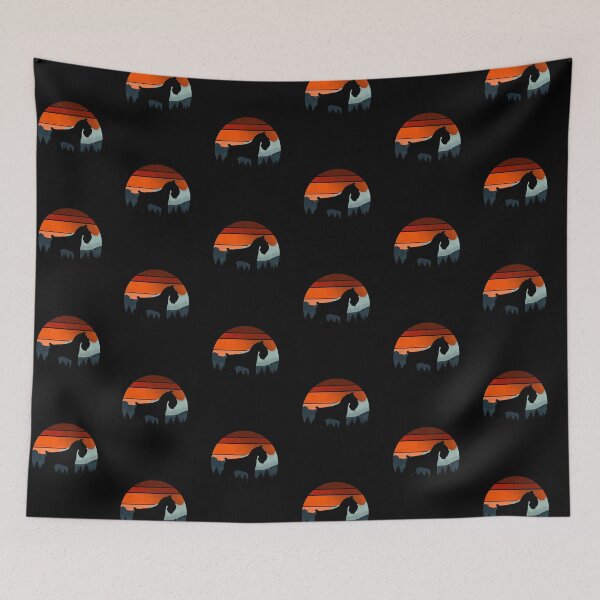 Item preview, Vintage Country Rugged Sky Schnauzer Dog Gift  designed and sold by Guarddogdrive.