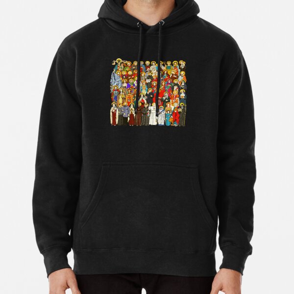 All saints embroidered discount hoodie