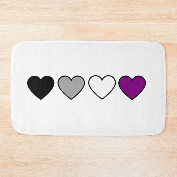 Item preview, Asexual Pride Flag Subtle Hearts designed and sold by arsoy.
