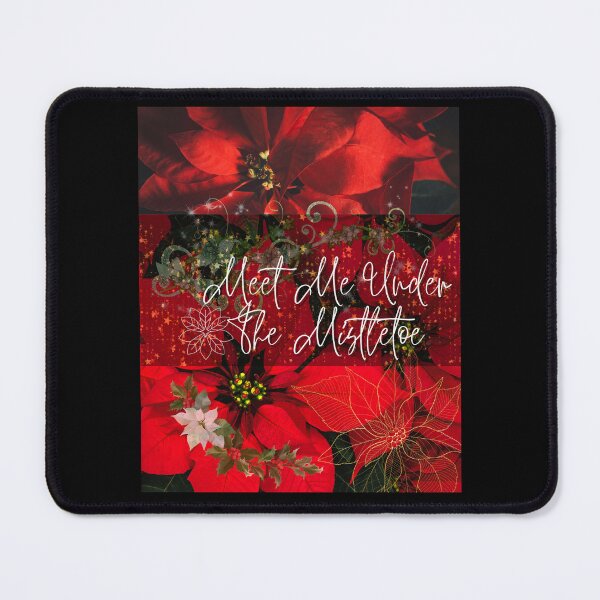 Item preview, Meet Me Under The Mistletoe Christmas Design designed and sold by EarthArtDesigns.