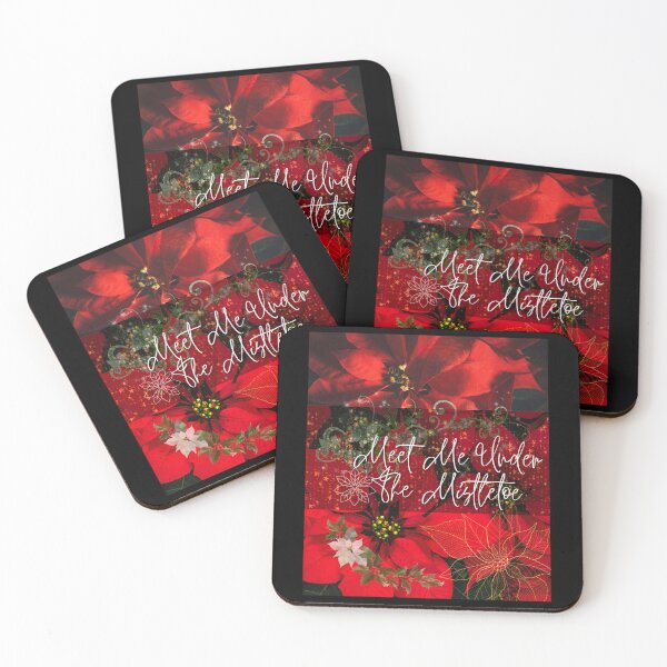 Item preview, Meet Me Under The Mistletoe Christmas Design designed and sold by EarthArtDesigns.