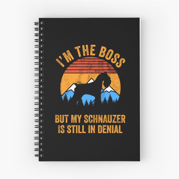 Item preview, I'm Boss But My Schnauzer Still In Denial Dog Gift designed and sold by Guarddogdrive.